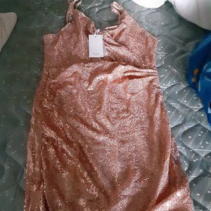 Stunning Pink Sequin Dress - Unworn